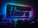 LED Mirror Acrylic signs PREORDER - FOR AFTER CHRISTMAS