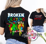 Broken Crayons Crew/Tshirt