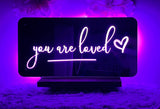 LED Mirror Acrylic signs PREORDER - FOR AFTER CHRISTMAS