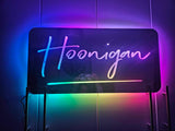 LED Mirror Acrylic signs PREORDER - FOR AFTER CHRISTMAS