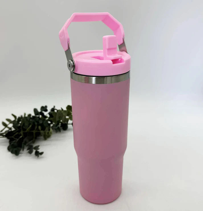 30oz Flip Straw Tumbler