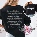 YOU ARE ENOUGH CREWNECK