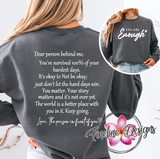 YOU ARE ENOUGH CREWNECK
