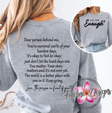 YOU ARE ENOUGH CREWNECK