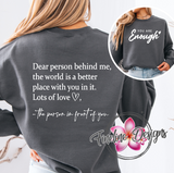 YOU ARE ENOUGH CREWNECK
