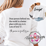 YOU ARE ENOUGH CREWNECK
