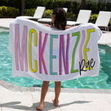 BLOCK NAME TOWEL PREORDER AFTER CHRISTMAS ARRIVAL