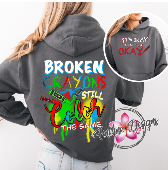 Broken Crayons - ADULT SIZE