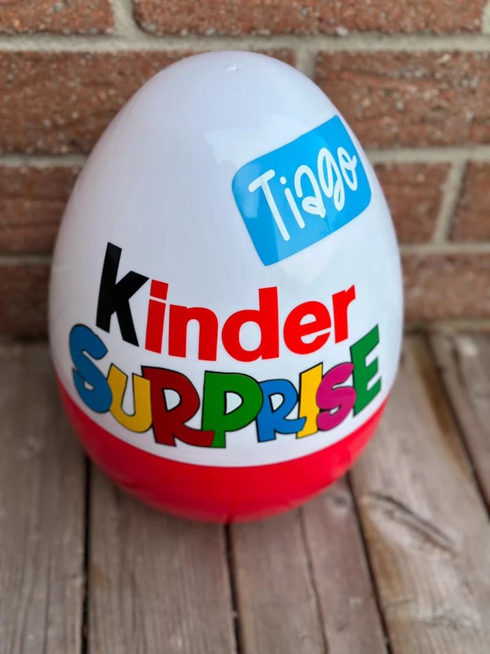 LARGE KINDER EGG - EMPTY