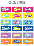 RETRO NAME TOWEL PRE ORDER AFTER CHRISTMAS ARRIVAL