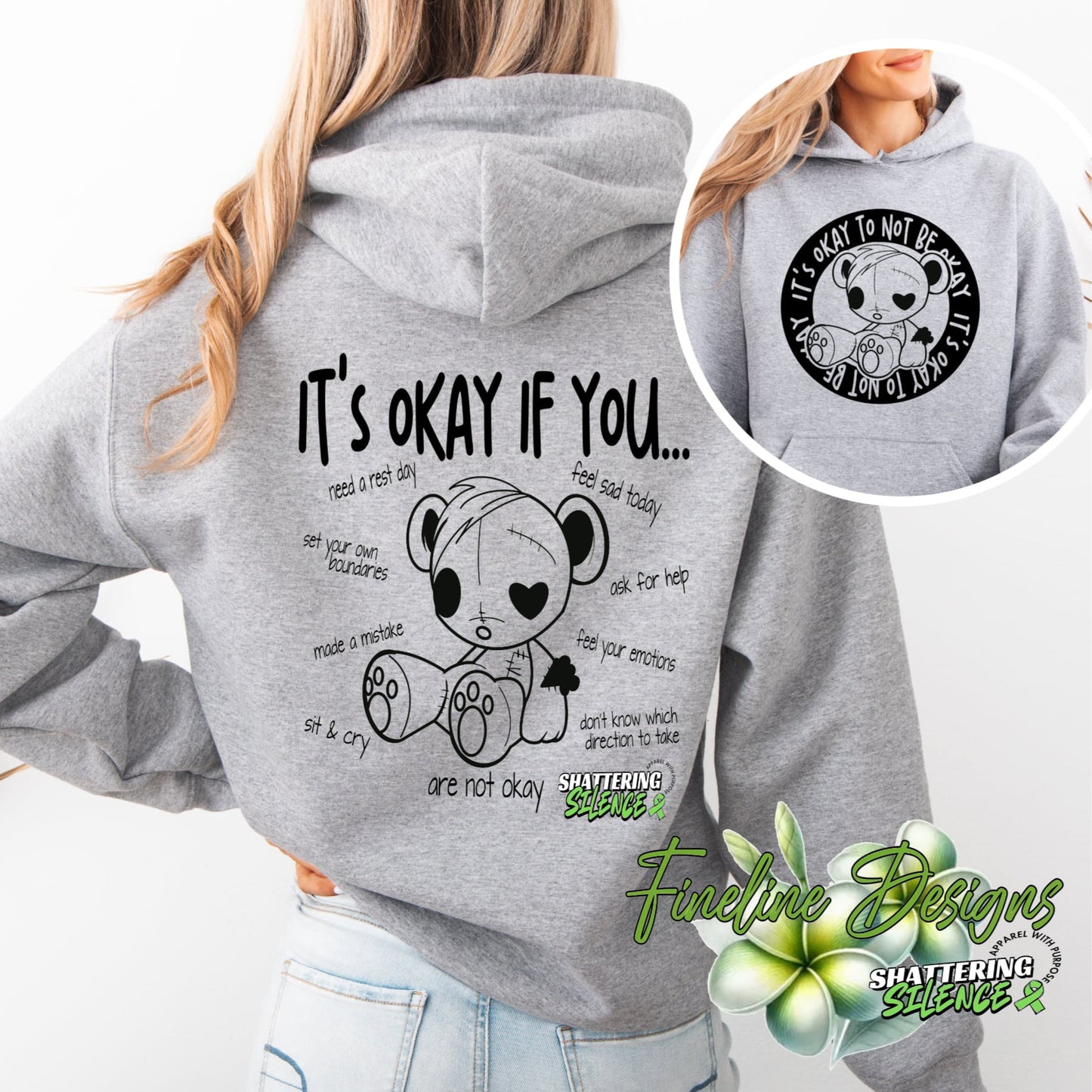 It's OKAY bear - ADULT SIZE