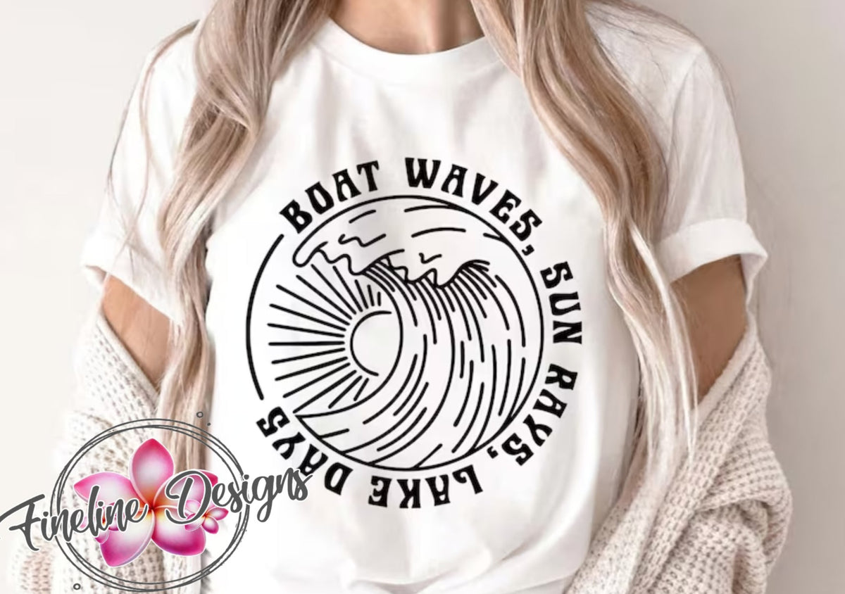 boat waves
