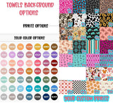 Customized name towel - PREORDER AFTER CHRISTMAS ARRIVAL