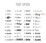 Customized name towel - PREORDER AFTER CHRISTMAS ARRIVAL