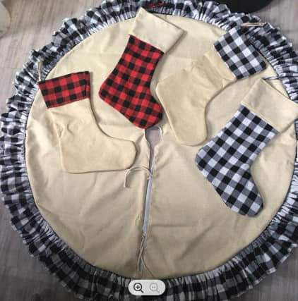 Burlap Tree Skirt