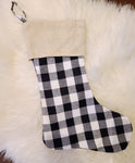 Burlap Stocking