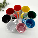 Coloured Inside/Handle 15oz Sublimation Mug