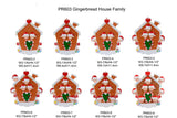 GINGERBREAD HOUSE FAMILY