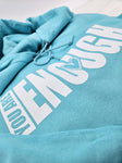 YOU ARE ENOUGH GLITTERED HOODIE