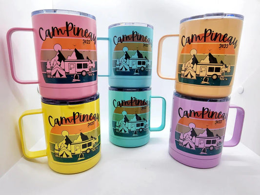 Pastel Sublimation Camp Cup