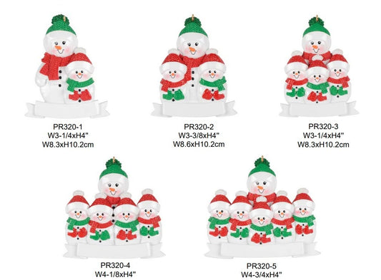 Snowmen Hat Family