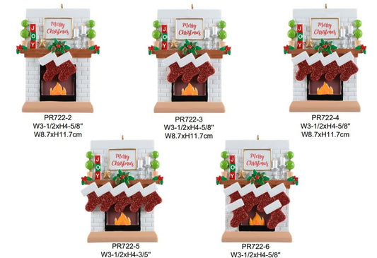 Fire lit Family
