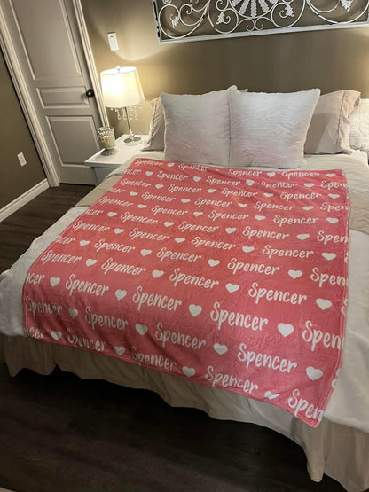 Customized Name blanket pre order