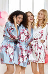 Floral Robe Satin