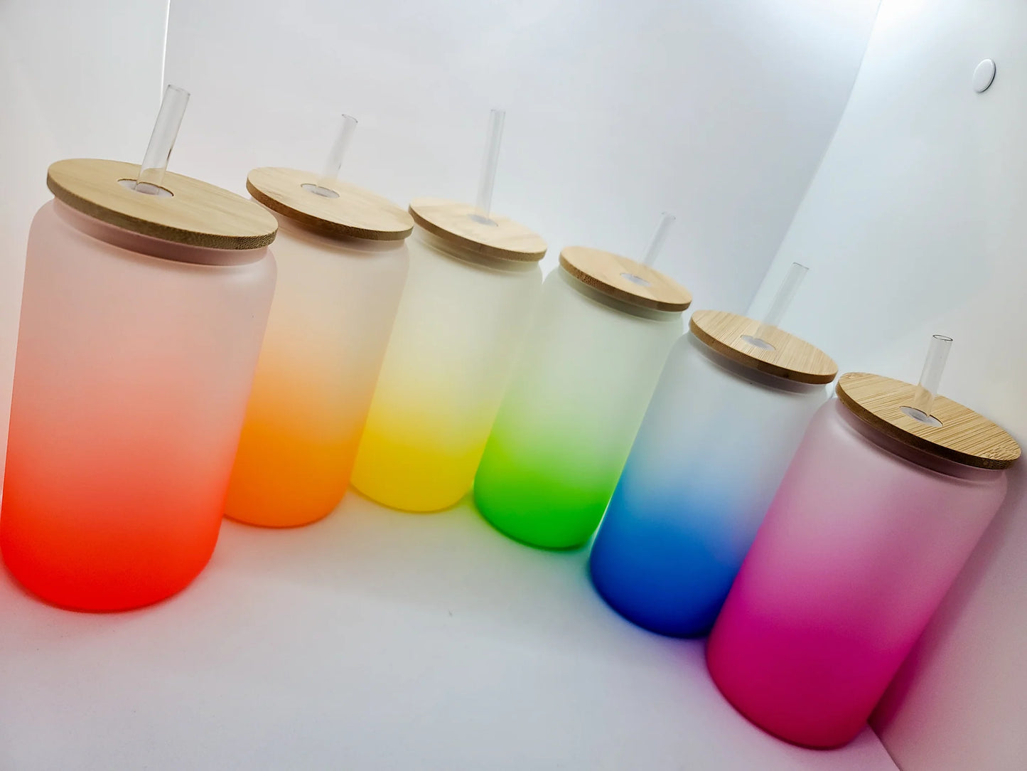 16oz coloured glass