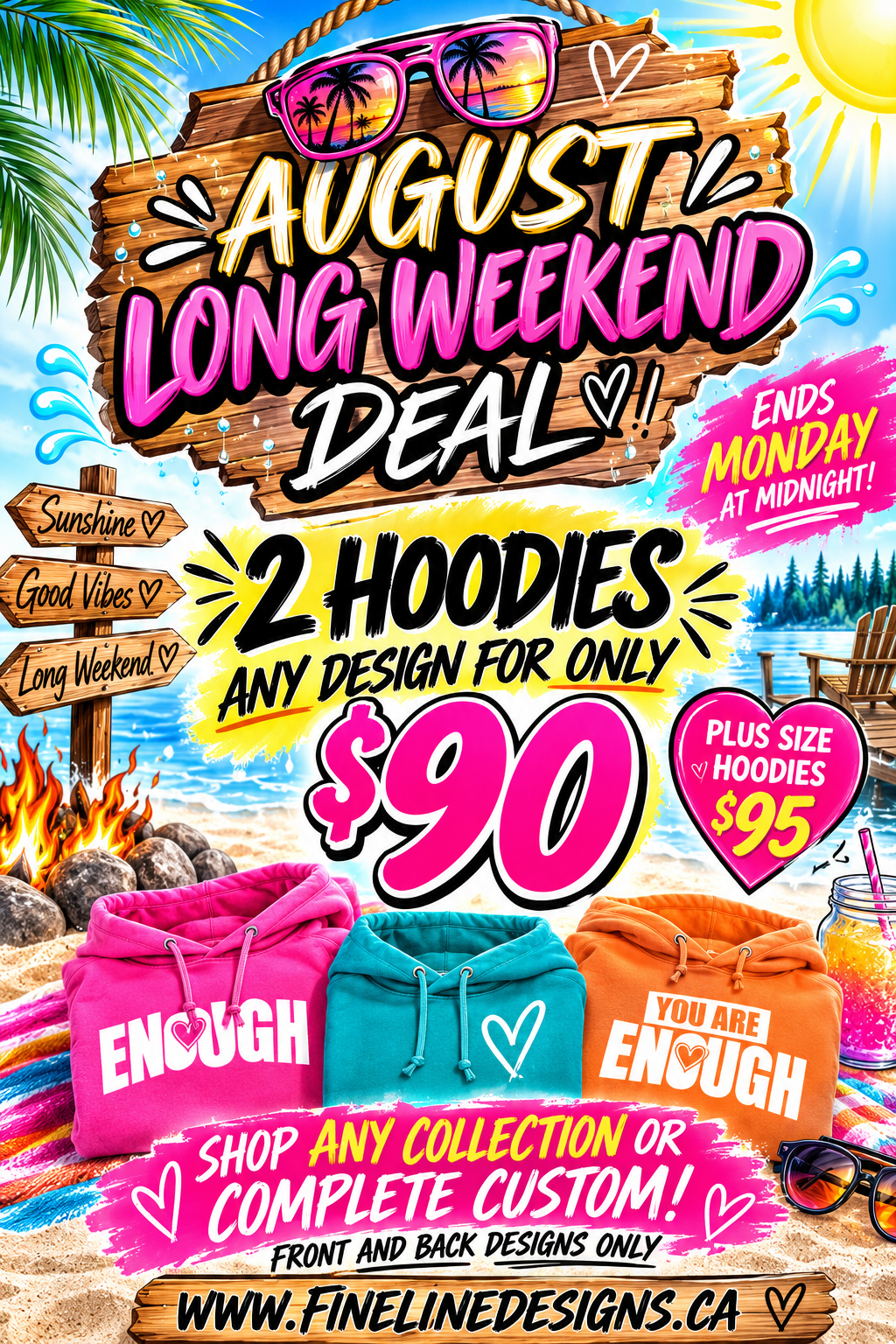 2 FOR HOODIE/CREWNECK