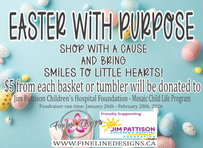 EASTER WITH PURPOSE Tumbler bouquet