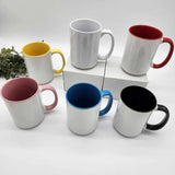 Coloured Inside/Handle 15oz Sublimation Mug