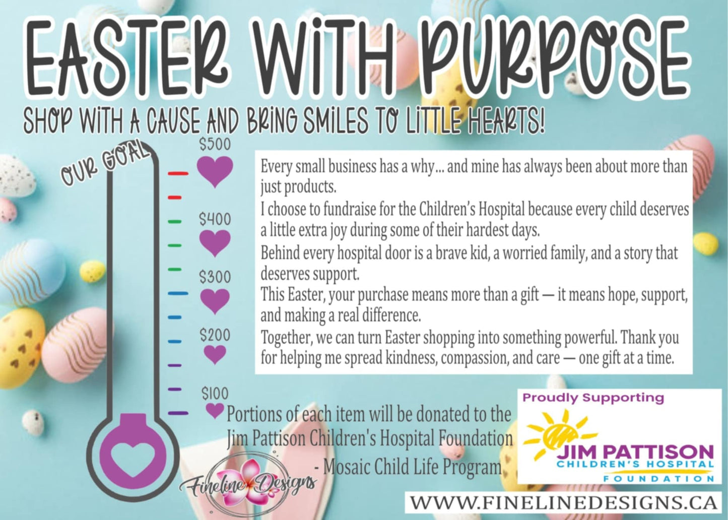 EASTER WITH PURPOSE Tumbler bouquet