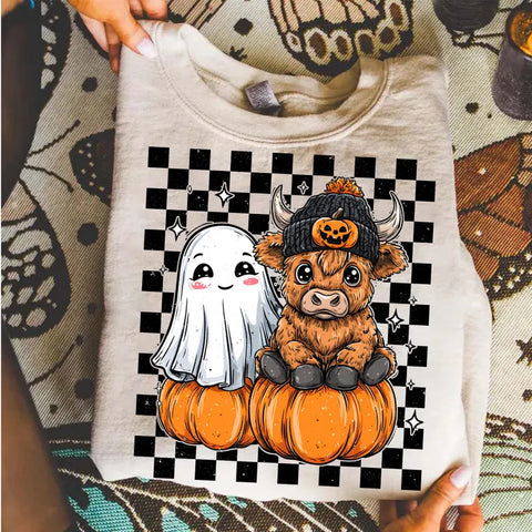 Pumpkin Cow - Ghost