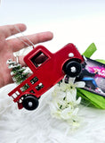 RED TRUCK ORNAMENT