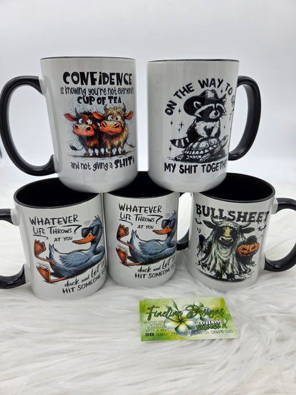 Coloured Inside/Handle 15oz Sublimation Mug