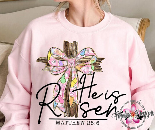 He is risen cross