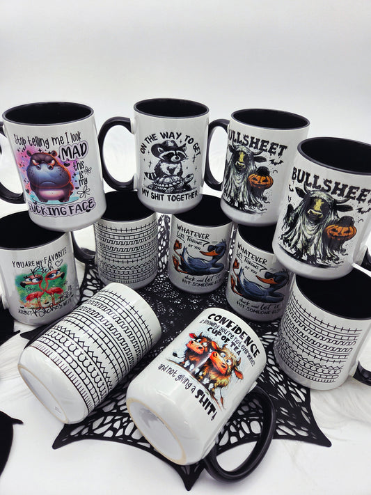 Coloured Inside/Handle 15oz Sublimation Mug