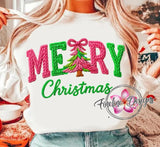 Faux Stitched Christmas