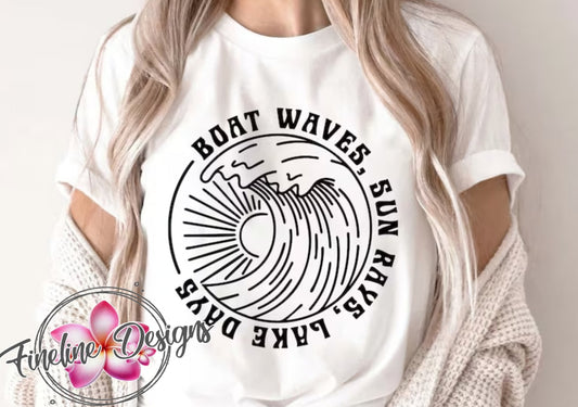 boat waves