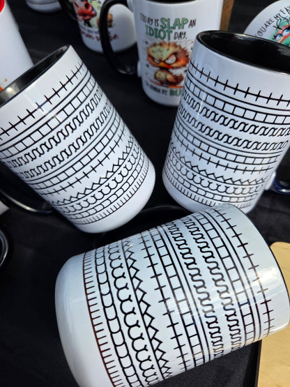 Coloured Inside/Handle 15oz Sublimation Mug
