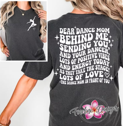 Dance Mom behind me