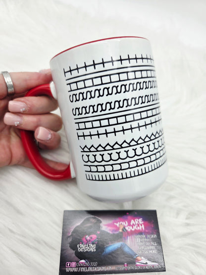 Coloured Inside/Handle 15oz Sublimation Mug
