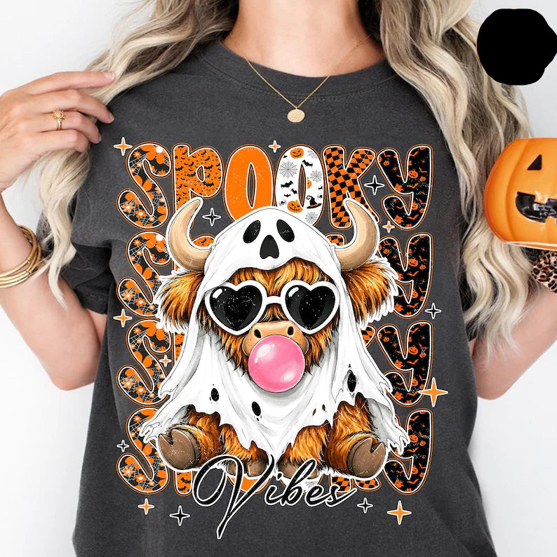 Spooky Vibes Cow