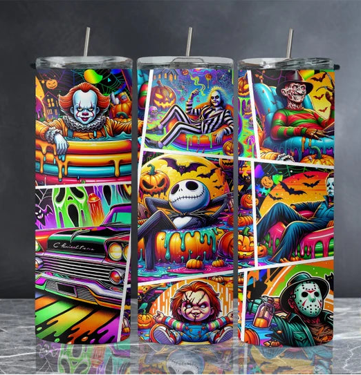 Neon Horror 20oz Tumbler