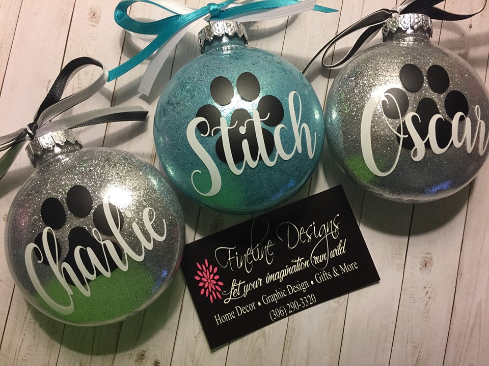 Glitter ornaments