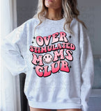 Over stimulated moms club - pink font