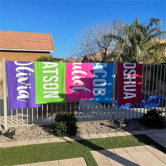 Customized name towel - PREORDER AFTER CHRISTMAS ARRIVAL